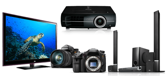 reparacion Televisores Plasma, LCD, TV LED, OLED, QLED, Cámaras, Proyectores, Equipos de sonido, Reproductores DVD y Bluray